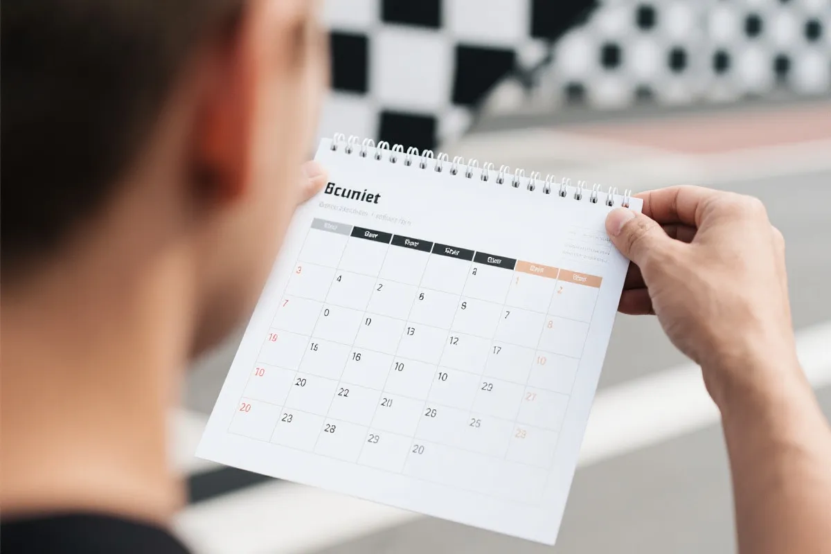 开奖与赛程日历示意图